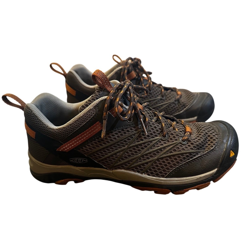 KEEN Raven Burnt Ochre Mesh Marshall Hiking Shoes Men's 9